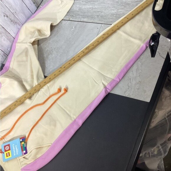 LIMITED EDITION Lego WOMEN'S JOGGERS Jogger Pants - CREAM / PINK - xSMALL - Picture 4 of 6